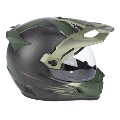 KLIM KRIOS PRO - ECHO Full-face helmet - Black / Green