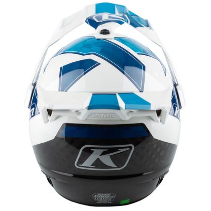 KLIM KRIOS PRO - SPECTRUM Integraalhelm - Wit / Blauw