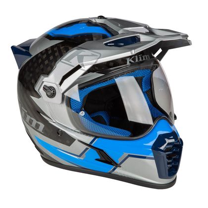 Casque KLIM KRIOS PRO - VENTURA - Gris / Bleu