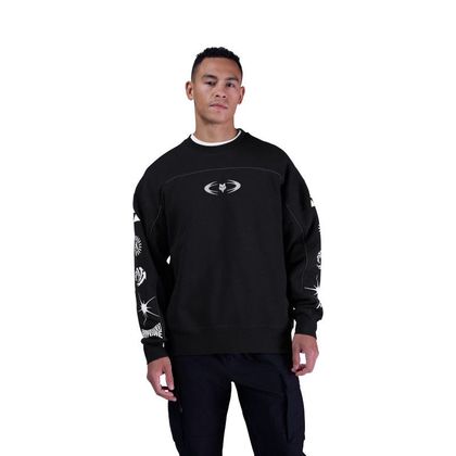 Fox IMAGE COSMO OVERSIZED CREW Long-sleeved T-shirt - Black