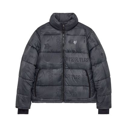 Fox RIDGEWAY PRINTED HI-LOFT Daunenjacke - Grau / Schwarz Ref : FX6164 