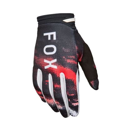 Gants cross Fox 180 - KAIROS 2025 - Blanc / Noir Ref : FX6118 