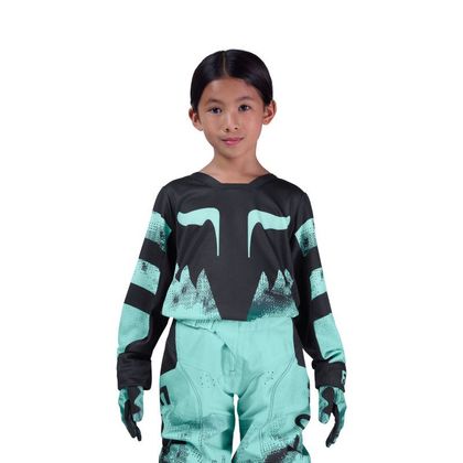 Maillot cross Fox 180 KAIROS ENFANT - Bleu