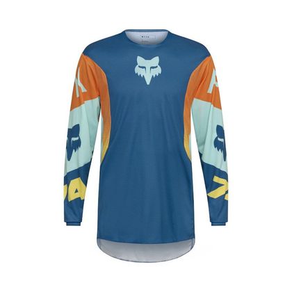 Maillot cross Fox 360 TINE 2025 - Orange / Bleu Ref : FX6141 