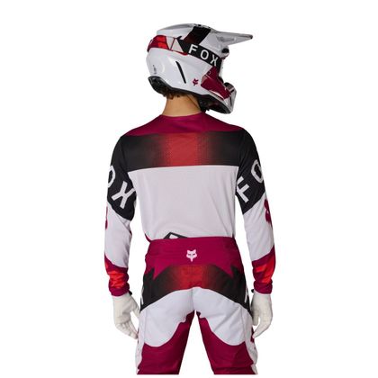 Maillot cross Fox 360 TINE 2026 - Rouge / Blanc