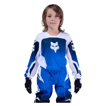 Maillot cross Fox 180 SHIELD ENFANT - Bleu