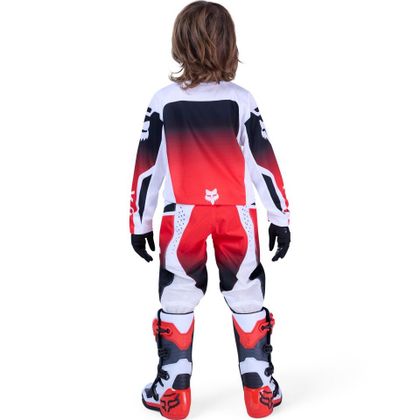 Maillot cross Fox 180 SHIELD ENFANT - Noir / Rouge