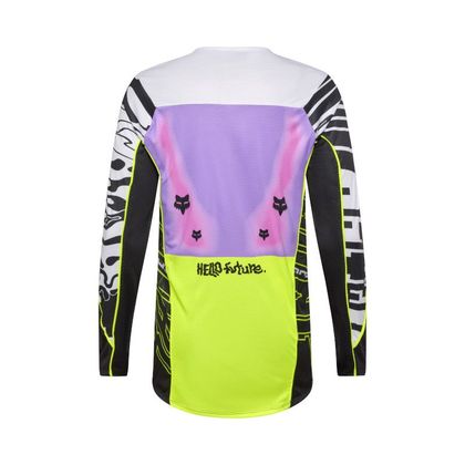 Fox FLEXAIR IMAGE PHANTOM LE 2025 Cross-Trikot - Lila / Gelb