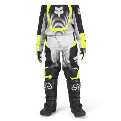 Pantalon cross Fox 180 COLLECT ENFANT - Gris / Jaune