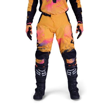 Pantalon cross Fox 180 KAIROS 2025 - Orange / Noir