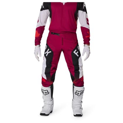 Pantalon cross Fox 360 TINE 2026 - Rouge / Blanc