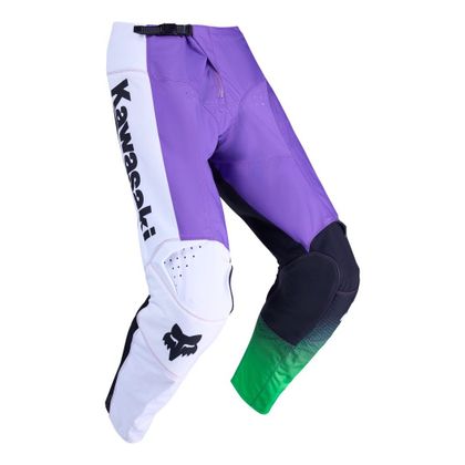 Fox 180 KAWASAKI 2025 Cross-country pants - Purple / White Ref : FX6192 
