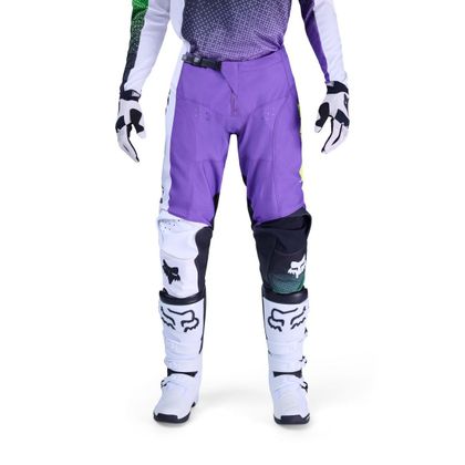 Fox 180 KAWASAKI 2025 Cross-country pants - Purple / White