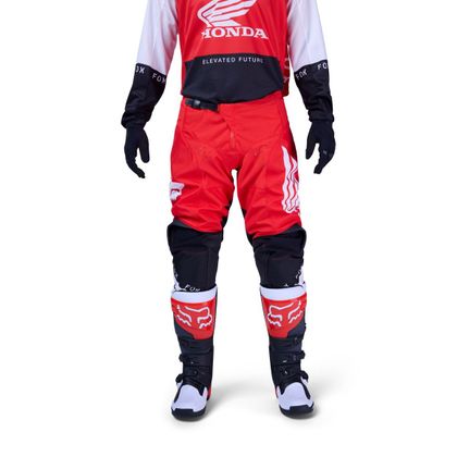 Fox 180 HONDA 2025 Langlaufbroek - Zwart / Rood