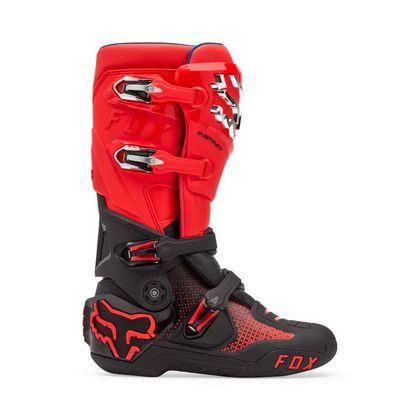 Bottes cross Fox INSTINCT 2025 - Rouge / Noir