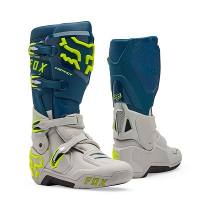 Bottes cross Fox INSTINCT 2025 - Bleu / Blanc Ref : FX6211 