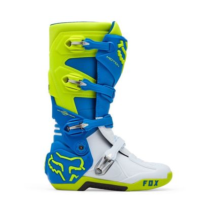Bottes cross Fox MOTION 2025 - Bleu / Jaune