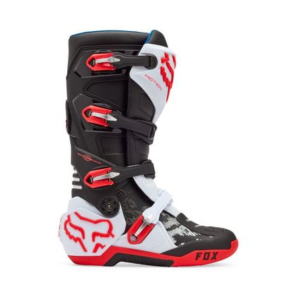 Bottes cross Fox MOTION 2025 - Blanc / Rouge