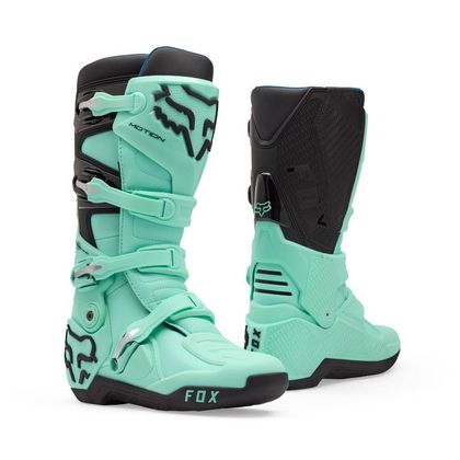 Bottes cross Fox MOTION 2025 - Noir / Bleu Ref : FX6220 