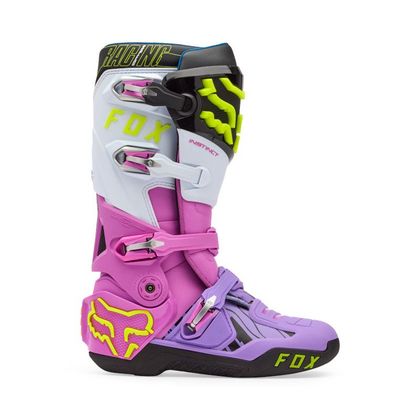 Bottes cross Fox FLEXAIR IMAGE PHANTOM LE 2026 - Violet / Jaune