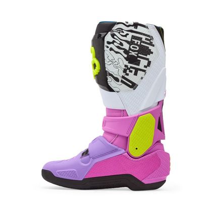 Bottes cross Fox FLEXAIR IMAGE PHANTOM LE 2026 - Violet / Jaune
