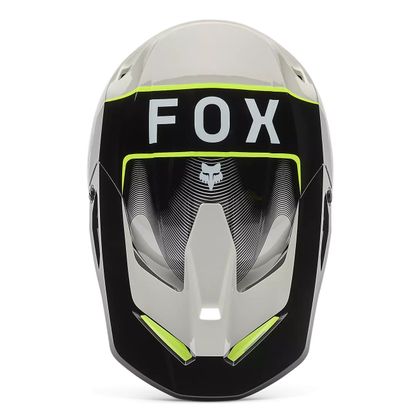 Casque cross Fox V1 - COLLECT - ENFANT - Gris / Jaune