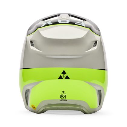 Fox V1 COLLECT 2025 Cross-Helm - Grau / Gelb