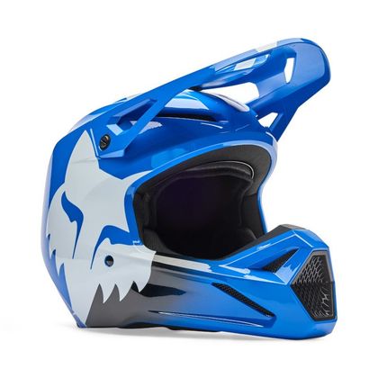 Casque cross Fox V1 SHIELD 2025 - Bleu Ref : FX6246 