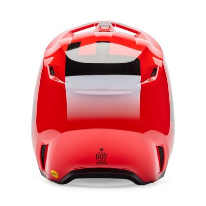 Fox V1 SHIELD 2025 Cross-Helm - Rot / Schwarz