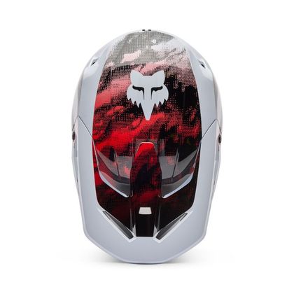 Fox V1 KAIROS 2025 Cross-Helm - Weiß / Rot