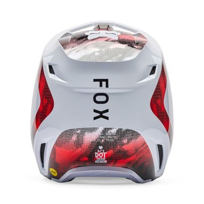 Fox V1 KAIROS 2025 Cross-Helm - Weiß / Rot