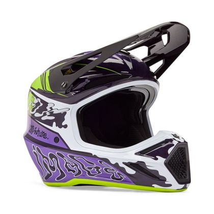 Fox V3 RS IMAGE PHANTOM LE 2025 Cross-Helm - Lila / Gelb Ref : FX6115 
