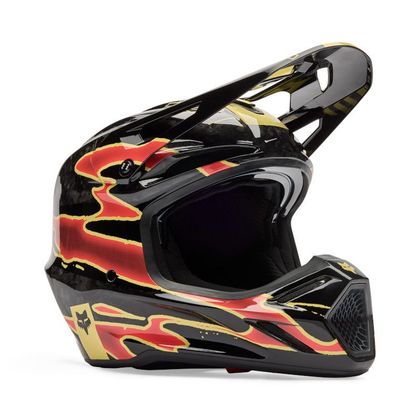Fox V3 RS INNING 2025 Cross-Helm - Schwarz Ref : FX6265 