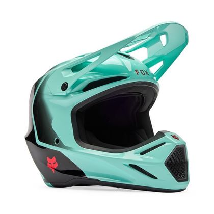 Casque cross Fox V3 DRIP 2026 - Bleu Ref : FX6546 