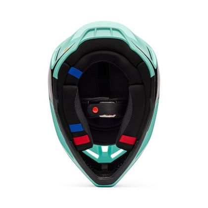 Casque cross Fox V3 DRIP 2026 - Bleu