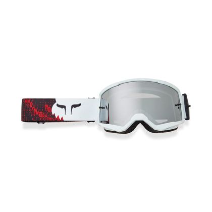 Masque cross Fox MAIN KAIROS - SPARK 2025 - Blanc / Rouge Ref : FX6253 / 36408-047-OS 