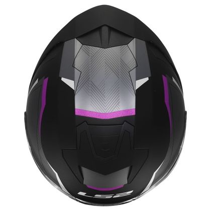 Casque jet LS2 OF618 VERSO II AIR - Noir / Violet