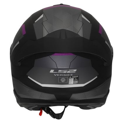 Casque jet LS2 OF618 VERSO II AIR - Noir / Violet