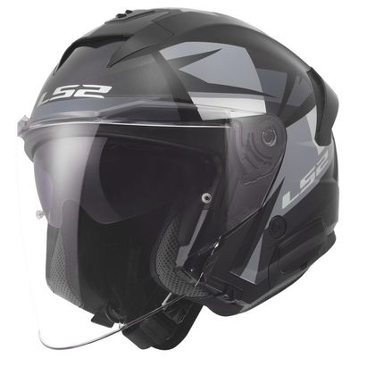 Casque jet LS2 OF618 VERSO II VENTUR - Gris Ref : LS1453 
