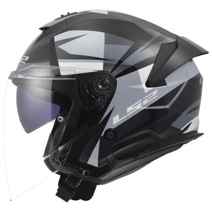 Casque jet LS2 OF618 VERSO II VENTUR - Gris