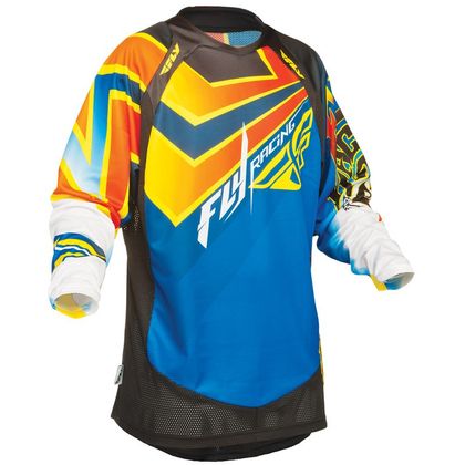 Camiseta de motocross Fly EVO JERSEY BLUE/YELLOW  
