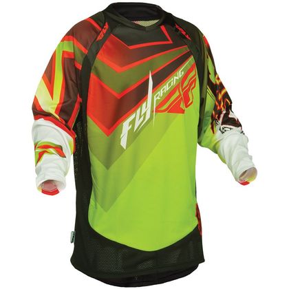 Maillot cross Fly EVO JERSEY GREEN/RED  