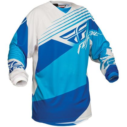 Camiseta de motocross Fly Kinetic Jersey azul/blanco  