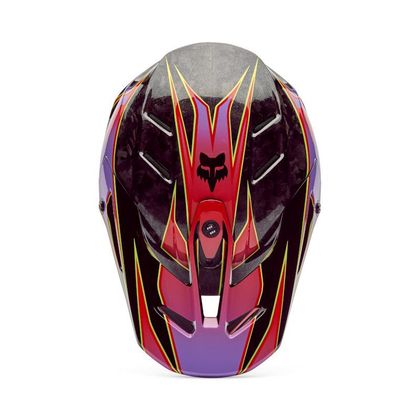 Fox V3 RS CANVAS 2025 Cross-Helm - Rot