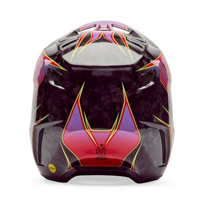 Fox V3 RS CANVAS 2025 Cross-Helm - Rot