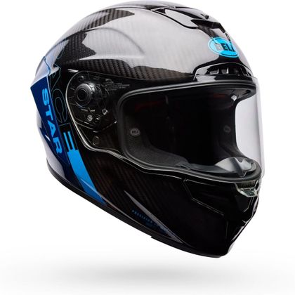 Casque intégral Bell RACESTAR DLX FLEX - STRIKE - Bleu Ref : EL0860 
