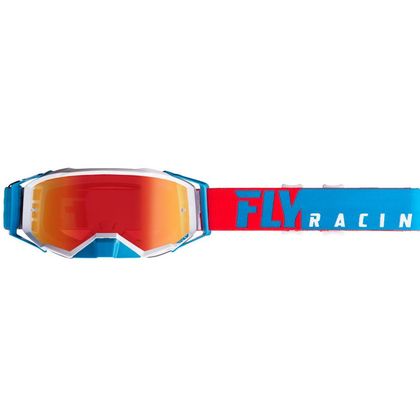 Gafas de motocross Fly ZONE PRO - RED WHITE BLUE 2020 Ref : FL0445 / 37-5183 