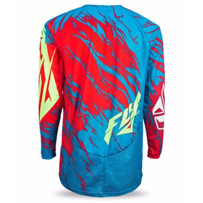Maillot cross Fly KINETIC RELAPSE - BLEU ROUGE - 2017