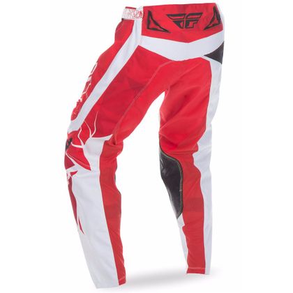 Pantalón de motocross Fly KINETIC CRUX - ROJO BLANCO -  2017