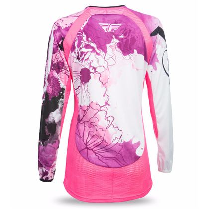 Maillot cross Fly KINETIC WOMAN - ROSE POURPRE - 2017